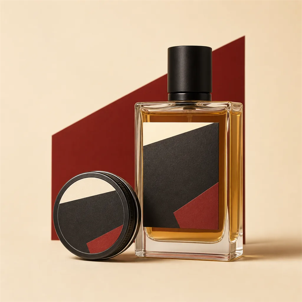 Ilustrační produktová vizualizace: Solid Cologne